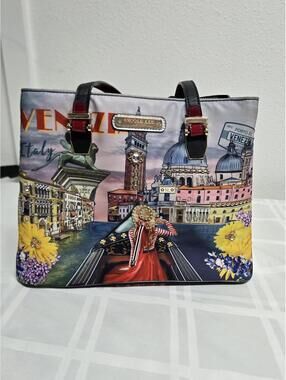 Nicole Lee Honeymoon in Venezia Satchel Purse Romantic Whimsical Vacation Chic